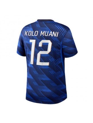 Kupiti Moški Nogometni dres Francija SP 2026 Randal Kolo Muani #12 Domači Kratek rokav