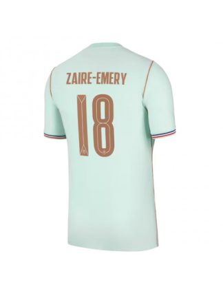 Kupiti Moški Nogometni dres Francija SP 2026 Warren Zaire-Emery #18 Gostujoči Kratek rokav
