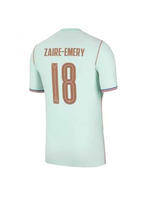 Kupiti Moški Nogometni dres Francija SP 2026 Warren Zaire-Emery #18 Gostujoči Kratek rokav