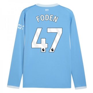 Kupiti Nogometni dres Manchester City Domači 2026-27 Phil Foden #47 Dolgi Rokav