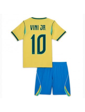 Kupiti Otroški Nogometni dres kompleti Brazilija SP 2026 Vinicius Junior #10 Domači