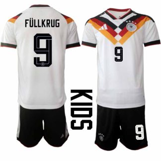 Kupiti Otroški dres komplet reprezentance Nemčija DFB SP 2026 Niclas Füllkrug #9 Domači