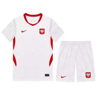 Kupiti Poceni Otroški nogometni dres kompleti Poljska Domači 2026/27 bela
