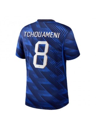 Kupiti Poceni nogometni dres Francija SP 2026 Aurelien Tchouameni #8 Domači Kratek rokav