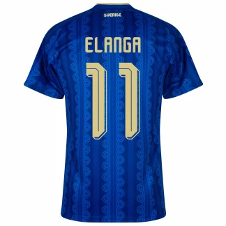 Najcenejši Anthony Elanga #11 Švedska Gostujoči SP 2026 reprezentance dres za nogomet