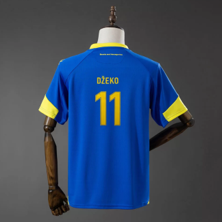Najcenejši Bosna in Hercegovina Domači 2023-2026 Edin Džeko #11 Nogometni dres Moški