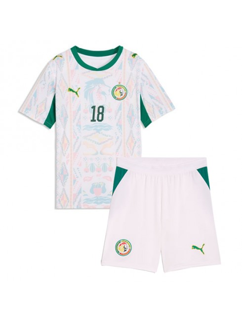 Najcenejši Kupiti Otroški Nogometni dres kompleti Senegal SP 2026 Ismaila Sarr #18 Domači