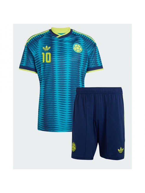 Najcenejši Kupiti otroški nogometni dres Kolumbija SP 2026 James Rodriguez #10 Gostujoči