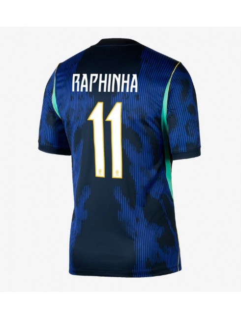 Najcenejši Moški Nogometni dres Brazilija SP 2026 Raphinha Belloli #11 Gostujoči Kratek rokav