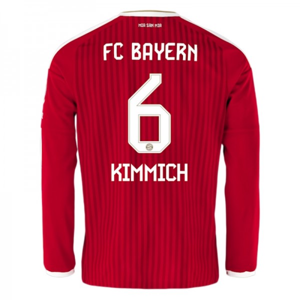 Najcenejši Moški nogometni dres FC Bayern München Domači 2026-27 Joshua Kimmich #6 Dolgi Rokav