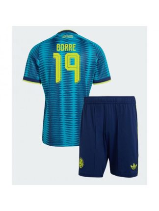 Najcenejši Nogometnega dresa kompleti Kolumbija SP 2026 Rafael Santos Borre #19 Gostujoči