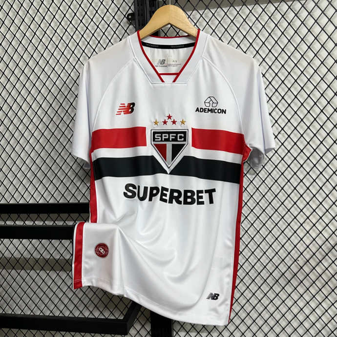 Najcenejši Nogometni dres São Paulo FC 2026/27 Domači za moške bela