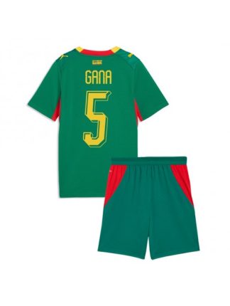 Najcenejši Nogometni dres za otroke kompleti Senegal SP 2026 Idrissa Gueye #5 Gostujoči