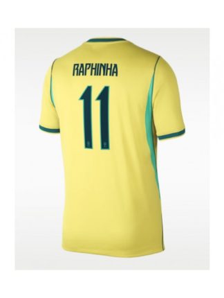 Najcenejši Novi Moški dres SP 2026 Brazilija Raphinha Belloli #11 Domači rumena Kratek rokav