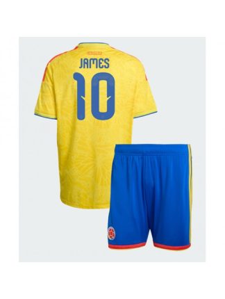 Najcenejši Otroški Nogometni dres kompleti Kolumbija SP 2026 James Rodriguez #10 Domači