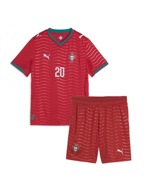 Najcenejši Otroški Nogometni dres kompleti Portugalska Joao Cancelo #20 Domači SP 2026