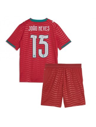 Najcenejši Otroški Nogometni dres kompleti Portugalska Joao Neves #15 Domači SP 2026