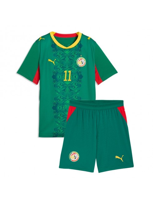 Najcenejši Otroški dres za nogomet kompleti reprezentance Senegal SP 2026 Nicolas Jackson #11 Gostujoči