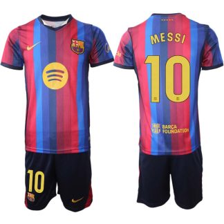 Kupiti Nogometne majice kompleti FC Barcelona 2026-27 Lionel Messi #10 Domači