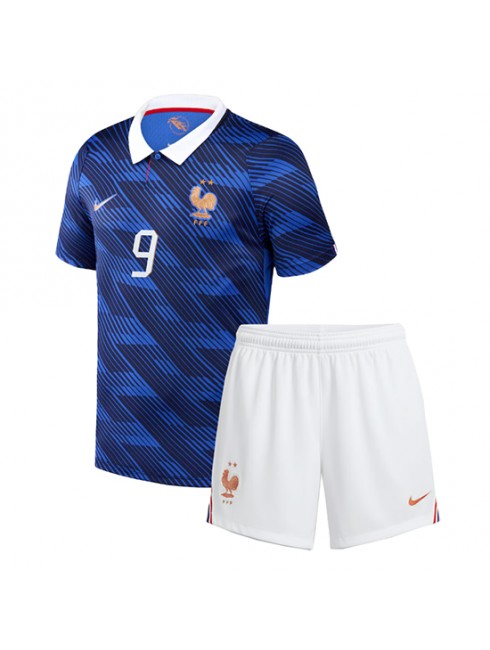 Kupiti Nogometni dres za otroke Francija SP 2026 Marcus Thuram #9 Domači kompleti