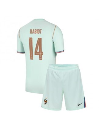 Kupiti Nogometni dres za otroke kompleti Francija SP 2026 Adrien Rabiot #14 Gostujoči