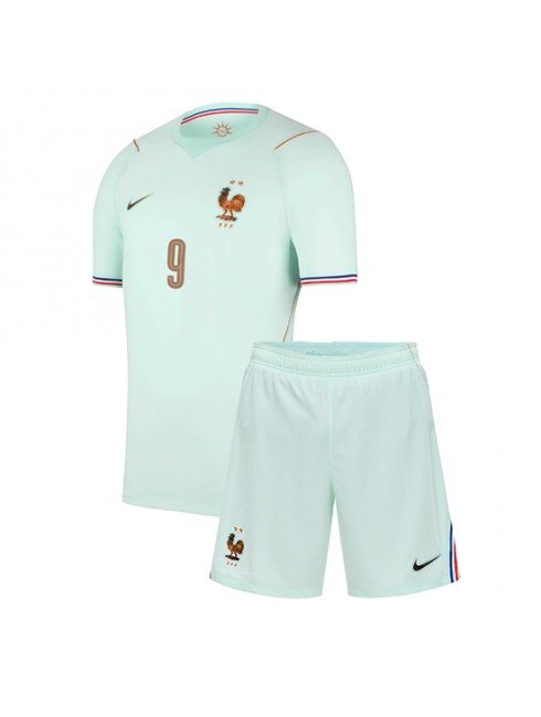 Kupiti Novi Otroški Nogometni dres Francija Marcus Thuram #9 Gostujoči SP 2026 kompleti