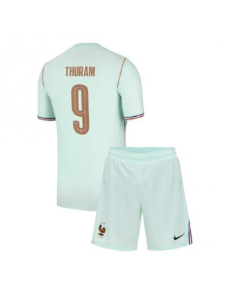 Kupiti Novi Otroški Nogometni dres Francija Marcus Thuram #9 Gostujoči SP 2026 kompleti