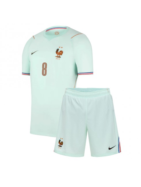 Kupiti Otroški Nogometni dres kompleti Francija Aurelien Tchouameni #8 Gostujoči SP 2026