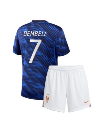 Kupiti Otroški Nogometni dres kompleti Francija Ousmane Dembele #7 Domači SP 2026