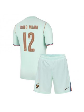 Kupiti Otroški Nogometni dres kompleti Francija Randal Kolo Muani #12 Gostujoči SP 2026