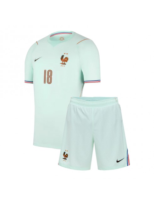 Kupiti Otroški Nogometni dres kompleti Francija Warren Zaire-Emery #18 Gostujoči SP 2026