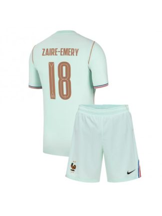 Kupiti Otroški Nogometni dres kompleti Francija Warren Zaire-Emery #18 Gostujoči SP 2026