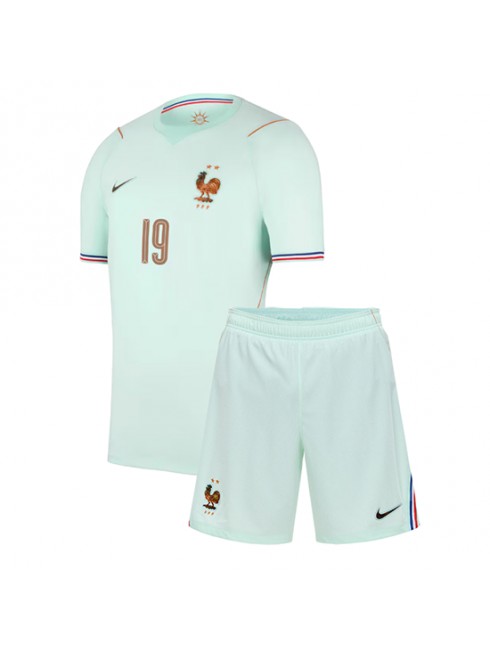 Kupiti nogometni dres kompleti Francija SP 2026 Theo Hernandez #19 Gostujoči za otroke