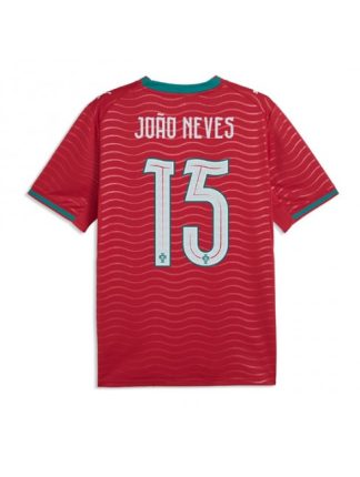 Novo Nogometni dres Portugalska SP 2026 Joao Neves #15 Domači rdeča