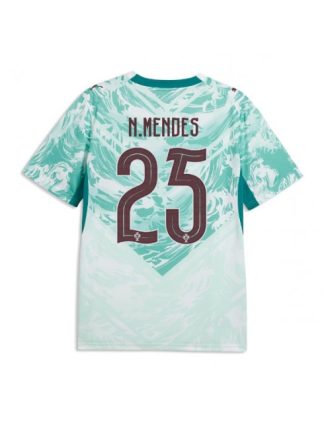 Nuno Mendes #25 Nogometni dres Portugalska SP 2026 Gostujoči Kratek rokav