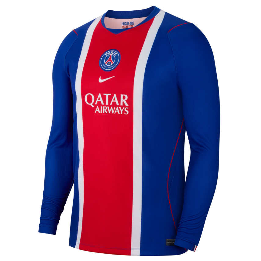 Poceni Moški Nogometni dres Paris Saint-Germain PSG 2026/27 Domači Dolgi Rokav
