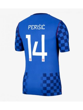 Poceni Nogometni dres Hrvaška SP 2026 Ivan Perisic #14 Gostujoči modra
