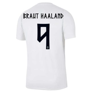 Poceni Norveška Tretji SP 2026 nogometni dres Erling Haaland #9 bela