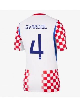 Nogometni dres Hrvaška SP 2026 Josko Gvardiol #4 Domači Kratek rokav