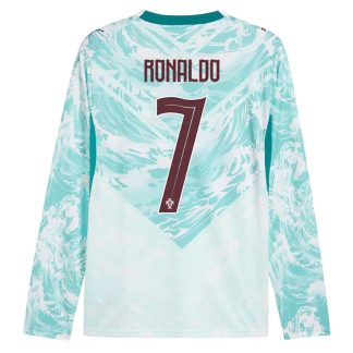 Prodajo Moški Nogometni dres Portugalska SP 2026 Gostujoči tisk Cristiano Ronaldo 7