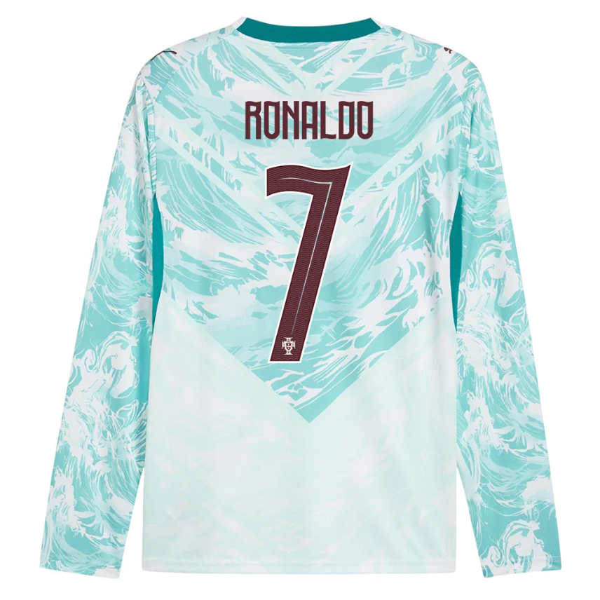 Prodajo Moški Nogometni dres Portugalska SP 2026 Gostujoči tisk Cristiano Ronaldo 7