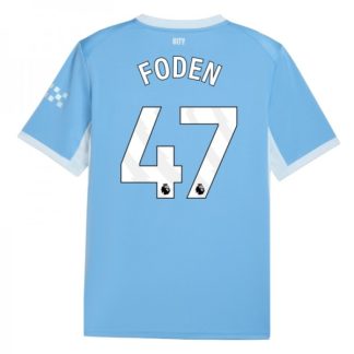 Prodajo Moški nogometni dres Manchester City Phil Foden #47 Domači 2026-27