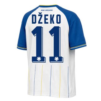 Prodajo Nogometni dres Bosna in Hercegovina SP 2026 Edin Džeko #11 Gostujoči 2026/27