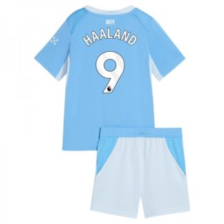 Prodajo Otroški dres za nogomet kompleti Manchester City Erling Haaland #9 Domači 2026-27