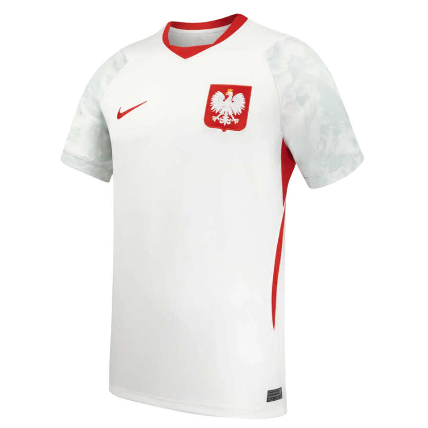 Prodajo Poceni dres Poljska Domači 2026/27 Robert Lewandowski #9 Kratek Rokav