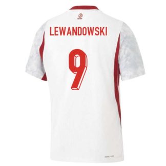 Prodajo Poceni dres Poljska Domači 2026/27 Robert Lewandowski #9 Kratek Rokav