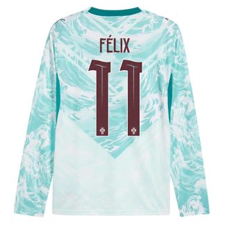 Prodajo Poceni dres Portugalska SP 2026 João Félix #11 Gostujoči Dolgi Rokav
