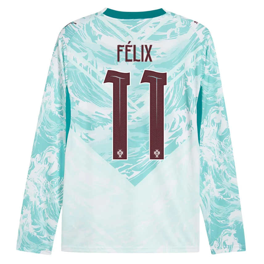 Prodajo Poceni dres Portugalska SP 2026 João Félix #11 Gostujoči Dolgi Rokav
