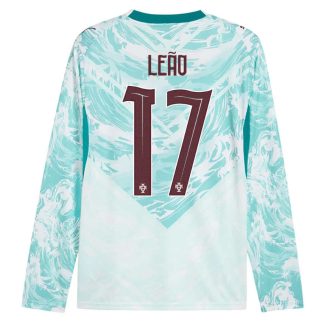 Prodajo Poceni dres Portugalska SP 2026 Rafael Leão #17 Gostujoči Dolgi Rokav