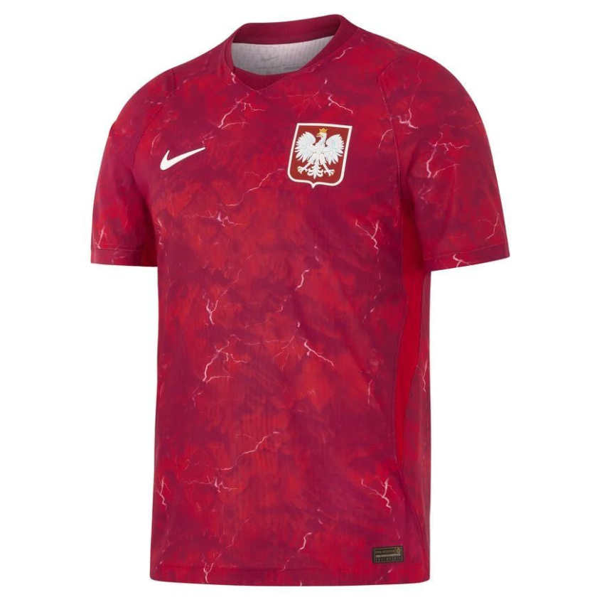 Prodajo Poljska Nogometni dres 2026/27 Gostujoči Robert Lewandowski #9 rdeča